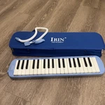 Irin Blue Melodica 32 Key Wind Musical Instrument For Beginner Practice & Bag. Fixed Price $30.00.