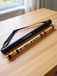 Bamboo Flute Natural 7 Hole Right Hand Bansuri Size 19 Inches With Free Bag. Fixed Price $17.19.