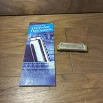 Vintage Hohner Marine Band Harmonica, Key Of C/how To Play The Pocket. Fixed Price $25.00.