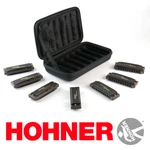 Hohner Piedmont Blues Harmonica Harp Set Of With Case PBH7 PBH-7. Fixed Price $53.20.