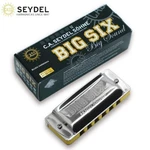 Seydel Big Six Blues 6-HOLE Harmonica Key Of (yellow) W/ Stainless Steel Reeds. Fixed Price $66.66.