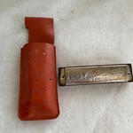 Vtg M. Hohner Herb Shriner's Hoosier Boy Harmonica Pouch Key Of As-is. Fixed Price $10.00.