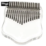 Stagg Keys Crystal Kalimba With Carrying Case KALI-PRO17-CRY. Fixed Price $79.99.