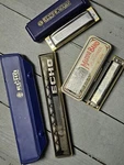 Hohner Harmonicas Vintage Echo 2509 Marine Band 1896 Blues Harp Lot Of 532/20. Fixed Price $63.20.