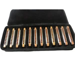 Easttop T008K-12 Diatonic Blues Harmonica Set Of 10HOLES Harp Mouth Organ. Fixed Price $200.00.