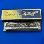 Vintage Fr Hotz Hohner The American Ace Harmonica Key Wood Ireland Germany Box. Fixed Price $14.99.