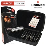 Hohner Special 20 Bundle 5 G,a,c,d,e Harmonica W/ Case, Free Stickers. Fixed Price $246.49.