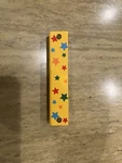 Fao Schwarz 5" Wood Harmonica Yellow With Multi-colored Stars. Fixed Price $119.99.