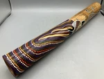 Vintage Australian Aboriginal Art Hand Painted Didgeridoo With Kangaroo. Fixed Price $41.65.