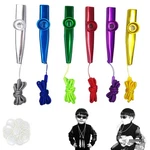 Fartime 6PCS Metal Kazoos Lanyards,with Blue,green,red,silver,purple. Fixed Price $18.08.