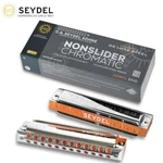 Seydel Nonslider Stainless Steel Key Of Chromatic Harmonica 54481D. Fixed Price $279.95.
