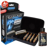 Hohner Cob Blues 5-PACK Diatonic Harmonica Set With And Chrome Polish. Fixed Price $235.49.