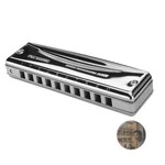 Suzuki Promaster MR-350 F# 10-HOLE 20-TONE Harmonica Aluminum Body New. Fixed Price $68.09.