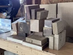 Hardwood Scraps X8 Box Cut Offs Craft Maple, Cherry, Oak 7-12 Lb. Fixed Price $22.00.