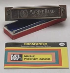 Harmonica Vintage 1927 M. Hohner Marine Band Germany 12 Hole. Fixed Price $22.45.