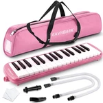 Eavnbaek 32 Melodica Instrument, Soprano Air Keys, Pink. Fixed Price $34.99.