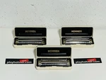 3 Vintage Hohner Marine Band 1896/20 Harmonicas Key Germany Classic Set. Fixed Price $79.69.