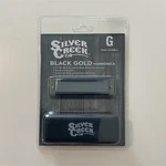 Silver Creek Black Chrome Diatonic Harmonica Key SC102M-G Round Hole With Case. Fixed Price $12.99.