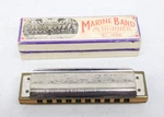Vtg Hohner Marine Band A440 Key No. 1896 Harmonica W/ Box Made Germany. Fixed Price $20.00.
