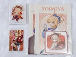 Genshin Impact Yoimiya Acrylic Stand Coaster Set Lantern Rite Unused Japan. Fixed Price $44.91.