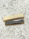 Yamaha YH-15SN Harmonica Yellow Metal Body W/ Plastic Case Used Aae. Fixed Price $79.00.