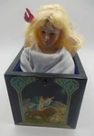Vintage 1987 Enesco Peace Earth Musical Wooden Box W/ Angel By Betty Chaisson. Fixed Price $39.99.