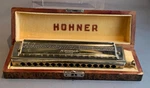 Vintage 64 Chromonica Professional Model 280 Harmonica Key C, Hohner, Germany. Fixed Price $99.00.
