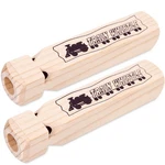 2PCS Wooden Train Whistles, Toy 4 Tone 7.3" For Kids. Fixed Price $14.09.