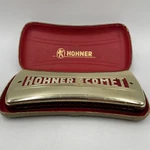Hohner Comet Harmonica 3427 Curved Tremelo Two Sided C/g Key With Case Germany. Fixed Price $69.99.