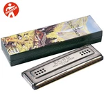 Hohner Tremolo Echo Harp Double-sided Harmonica 56-C/G Made In Germany New. Fixed Price $189.00.