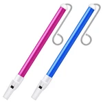 Lukmaa 2 Pieces Slide Whistle For Adults Toy 10-16.5 Inches, Blue, Purple. Fixed Price $14.52.