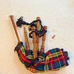 Kids Mini Small Scottish Bagpipes Toy Children Playable Set With 1 Extra Reed. Fixed Price $26.59.