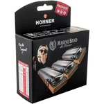 Hohner Marine Band Harmonica 3 Pack Keys Of C, G,. Fixed Price $160.49.