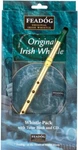 Feadog Brass Irish Tin Whistle Key Of With Book & Cd Pack Made Ireland. Fixed Price $21.90.