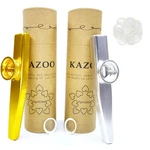 Fartime Gold And Silver Exquisite Aluminum Alloy Kazoo With 5. Fixed Price $18.98.