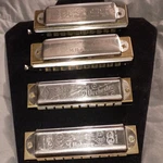 M. Hohner Chromatic Harmonicas Schlott Orchester Chromonica Cello 1881 A/pre War. Fixed Price $180.00.
