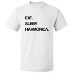 Eat Sleep Harmonica Shirt Tee. Fixed Price $16.95.