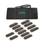 East Top Diatonic Blues Harmonica Set Of 12, 10 Holes Harp Mou.... Fixed Price $307.36.