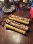 Vintage Japanese Bamboo Shakuhachi Flute Kinko-ryu Rattan Wrapped 21. Fixed Price $275.00.