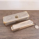 Hohner Larry Adler Professional 12 Harmonica C" W / Box Germany Vintage. Fixed Price $55.00.