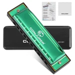 Conjurer Blues Harmonica 10HOLE Diatonic Key Mouth Organ With Case. Fixed Price $8.46.