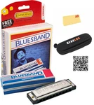 Hohner Blues Band Harmonica - Key Of W/ Zip Case. Fixed Price $20.99.