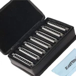 Easttop Harmonica Set Of 7-PACK 10HOLE Blues Harp Mouth Organ Diatonic. Fixed Price $55.98.