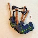 Kids Mini Small Scottish Bagpipes Toy Children Playable Set With 1 Extra Reed. Fixed Price $35.00.