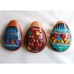 #559 Inca Ocarina Three Pack Assorted Peru Fair Trade Artisan Made Whistle Flute. Fixed Price $12.99.