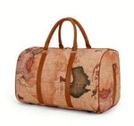 Xxl Duffle - World Map Classic Travel Bag With Strap Extra Large Roomy Durable. Fixed Price $49.99.