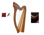 Roosebeck 29-STRING Minstrel Harp W/ Chelby Levers + Learn To Play Book. Fixed Price $779.99.