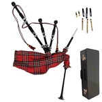 Great Highland Bagpipe Silver Mounts, Royal Stewart Tartan & Hard Case Include. Fixed Price $197.55.