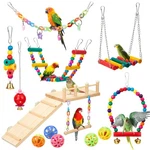 Sonwyoung 12 Pcs Cockatiel Bird Toys, For Parakeets, Cocka.... Fixed Price $56.38.