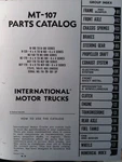 International Ih B-100 To B-180 Truck Parts Catalog Manual 4X4 6X6 Bcf MT-107. Fixed Price $654.46.